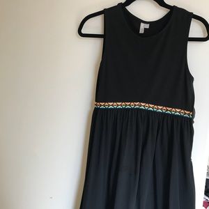 Maternity black dress with trim from ASOS
